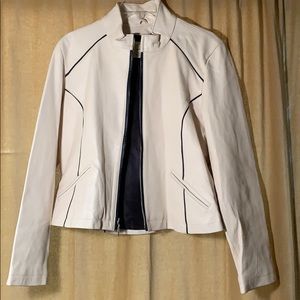 Wilsons ivory leather jacket.